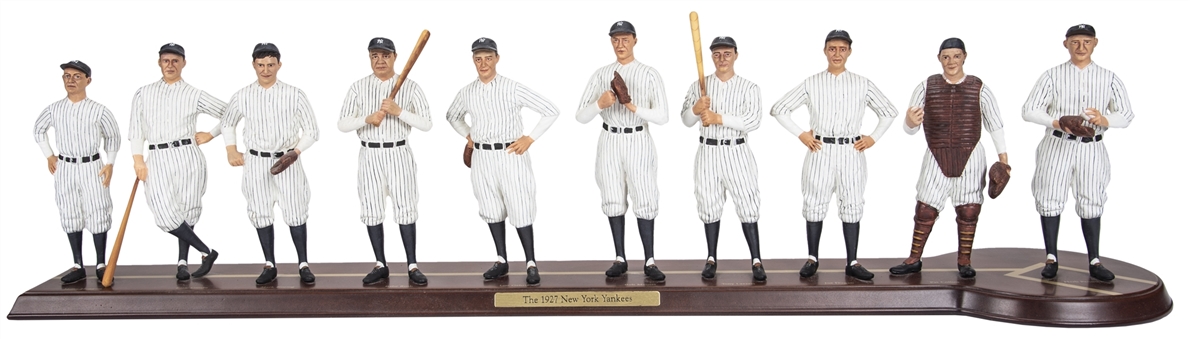 1927 New York Yankees Danbury Mint Team Baseball Statue